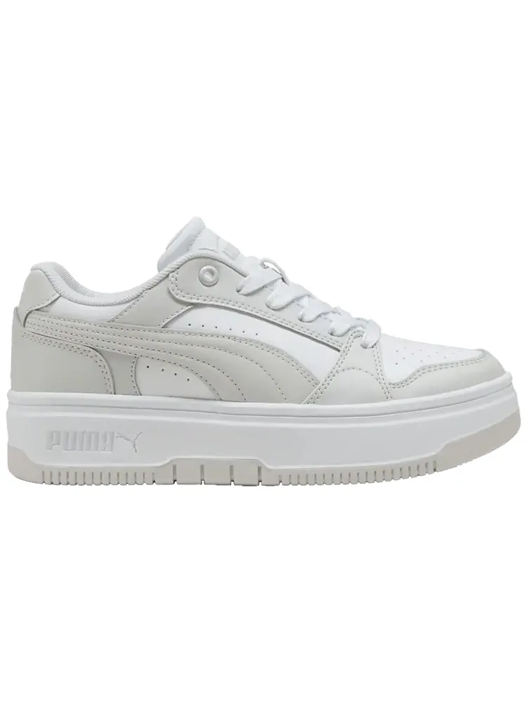 Кроссовки Puma Wmns Rebound Femme Low 'White Feather Grey' — изображение 1 из 1, серый