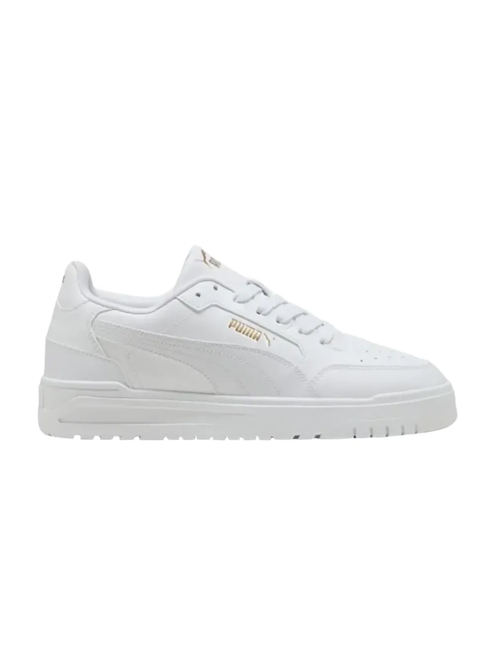 Кроссовки Puma Shuffle Downtown — изображение 1 из 1, белый/золотистый