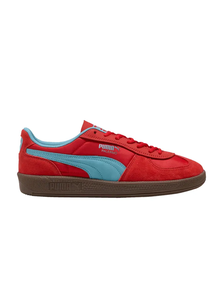 Кроссовки Puma Palermo 'Pop - For All Time Red Aqua' — изображение 1 из 1, красный/голубой