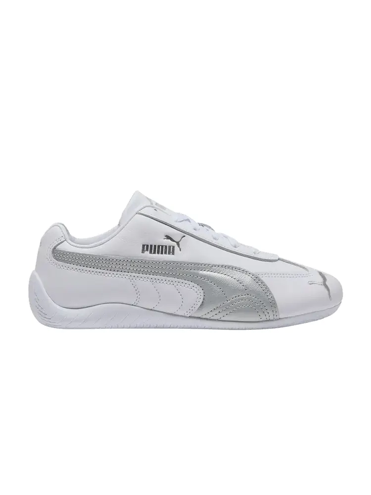 Кроссовки Wmns Speedcat Leather 'White Silver' — изображение 1 из 1, белый серебристый