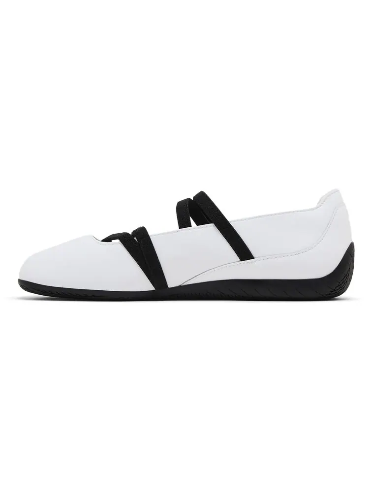Кроссовки Puma Wmns Speedcat Ballet Leather 'White Black' — изображение 3 из 4, белый черный