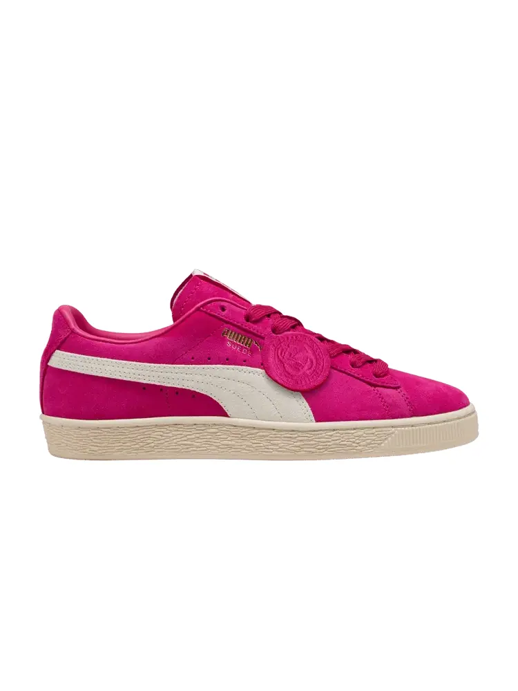 Кроссовки Puma Charles F. Stead x Suede 2 'Pink Alert' — изображение 1 из 1, розовый/белый
