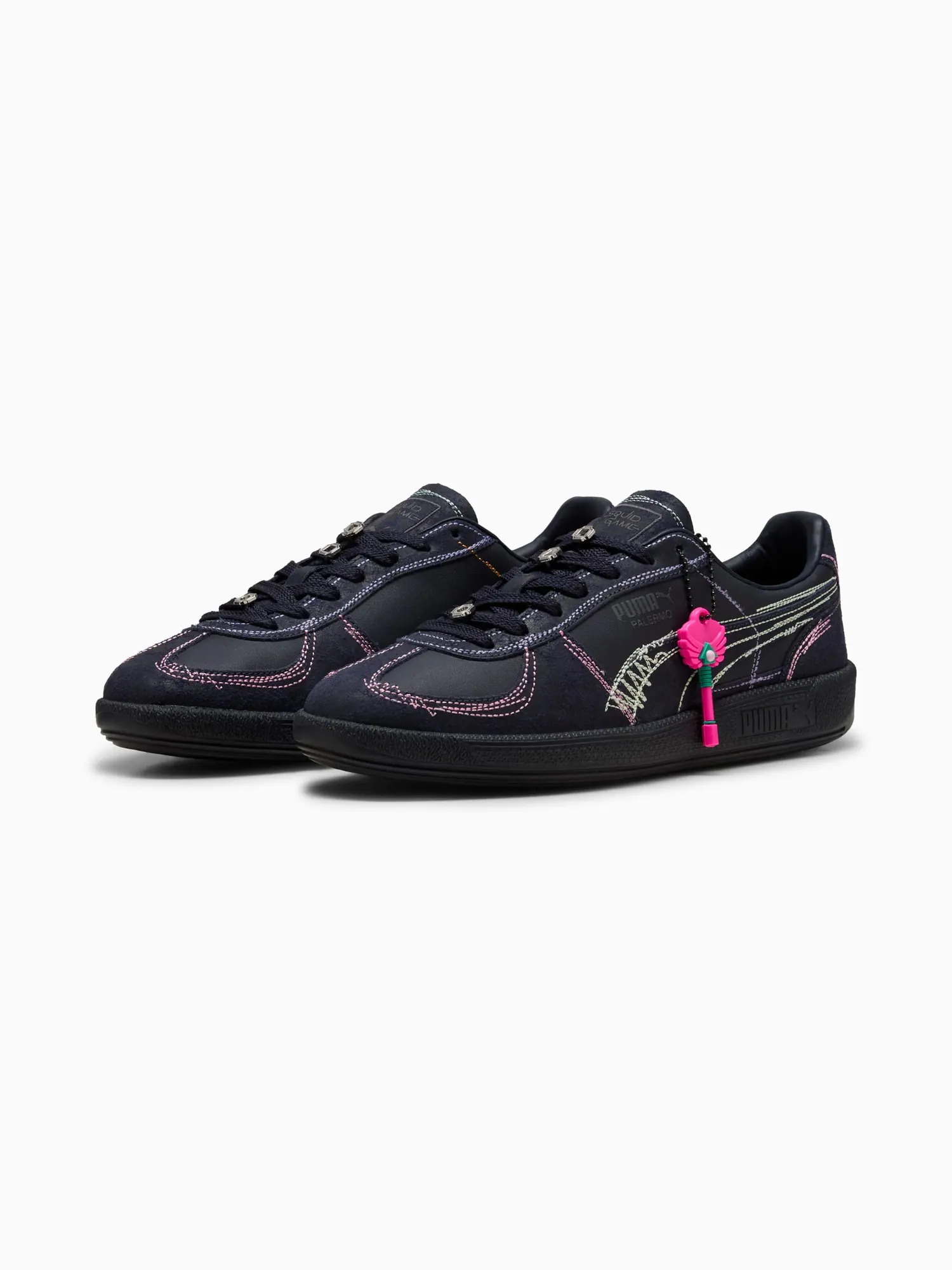Кроссовки Puma x Squid Game Palermo 'Lights Out' — изображение 5 из 7, синий