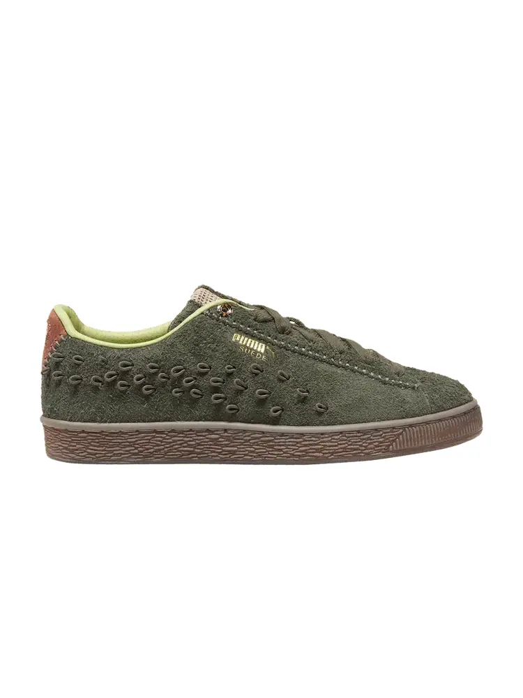Кроссовки Bodega x Puma Suede — изображение 1 из 1, темный оливковый