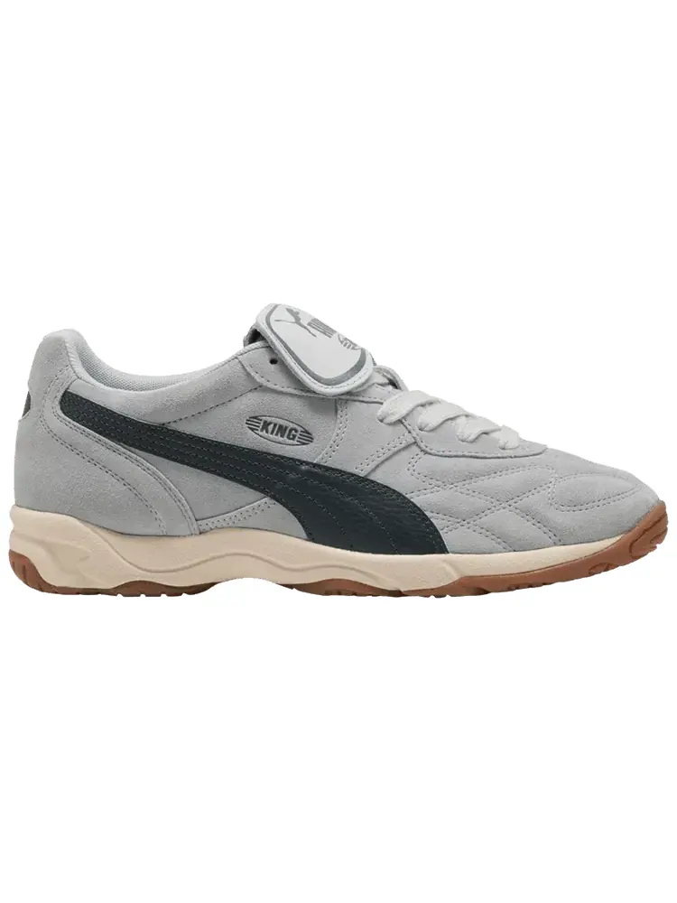Кроссовки Puma King Indoor Suede 'Grey Echo Alpine Snow' — изображение 1 из 1, серый