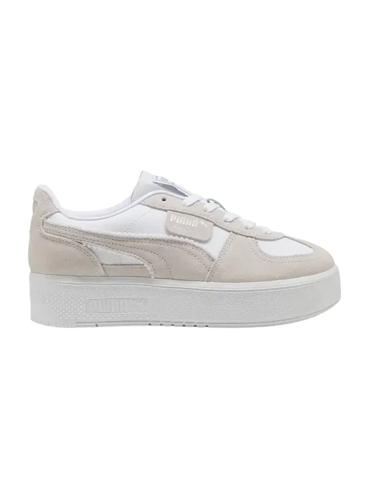 Кроссовки Puma Wmns Palermo Elevata Winter Bliss — изображение 1 из 1, белый серый