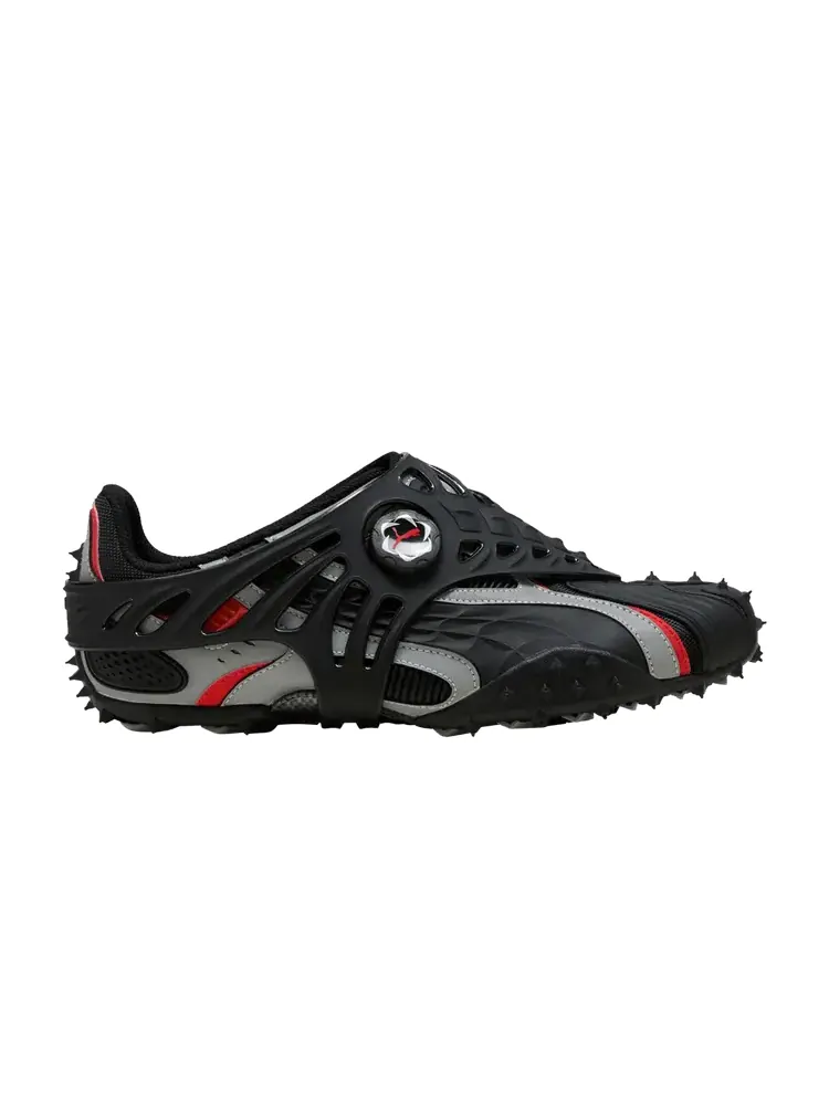 Кроссовки A$AP Rocky x Mostro Gabbia Leather 'Black Silver' — изображение 1 из 1, черный серебристый