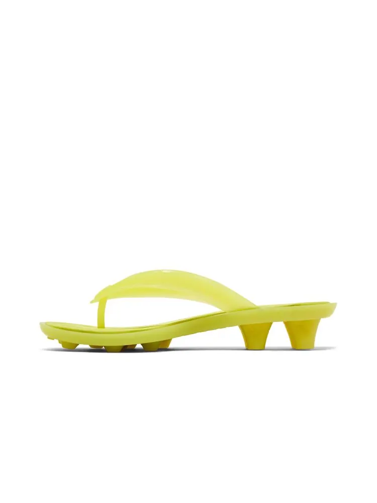 Кроссовки Fenty x Wmns Cat Cleat Jelly Sandal 'Lime Sheen' — изображение 3 из 8, зеленый