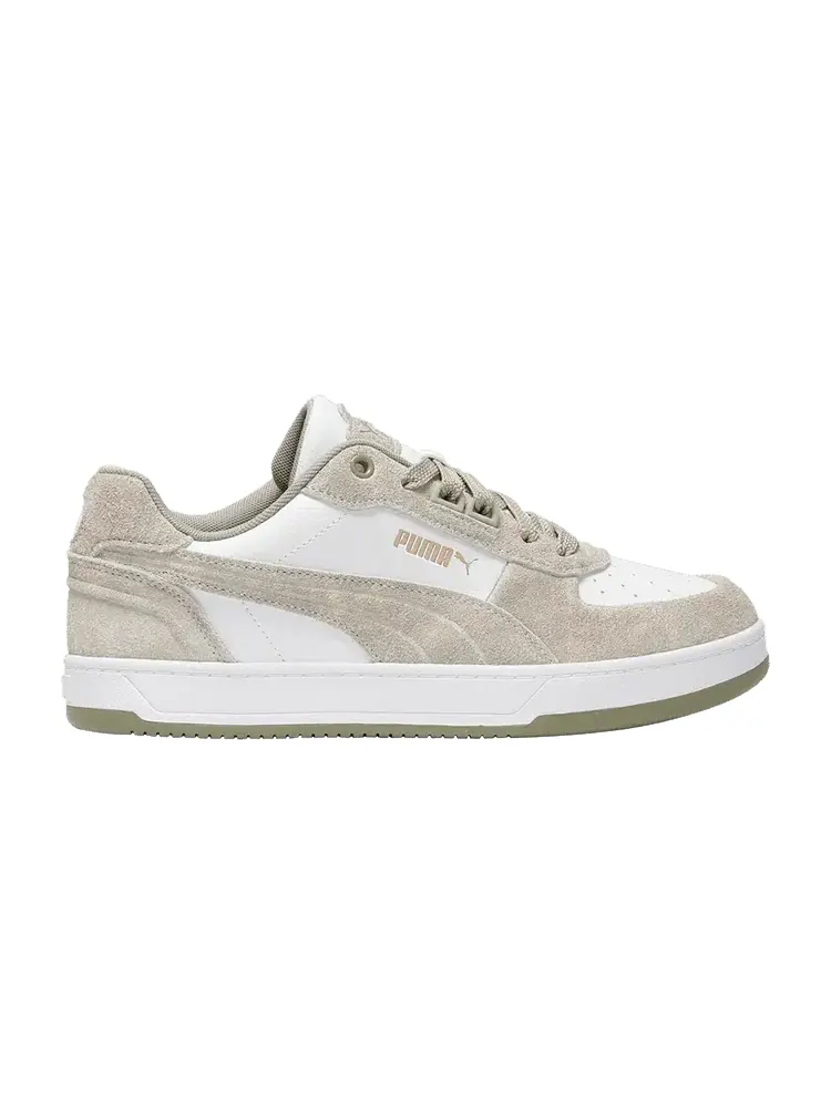 Кроссовки Puma Caven 2.0 Lux Suede 'Distressed' — изображение 1 из 1, белый//золотистый
