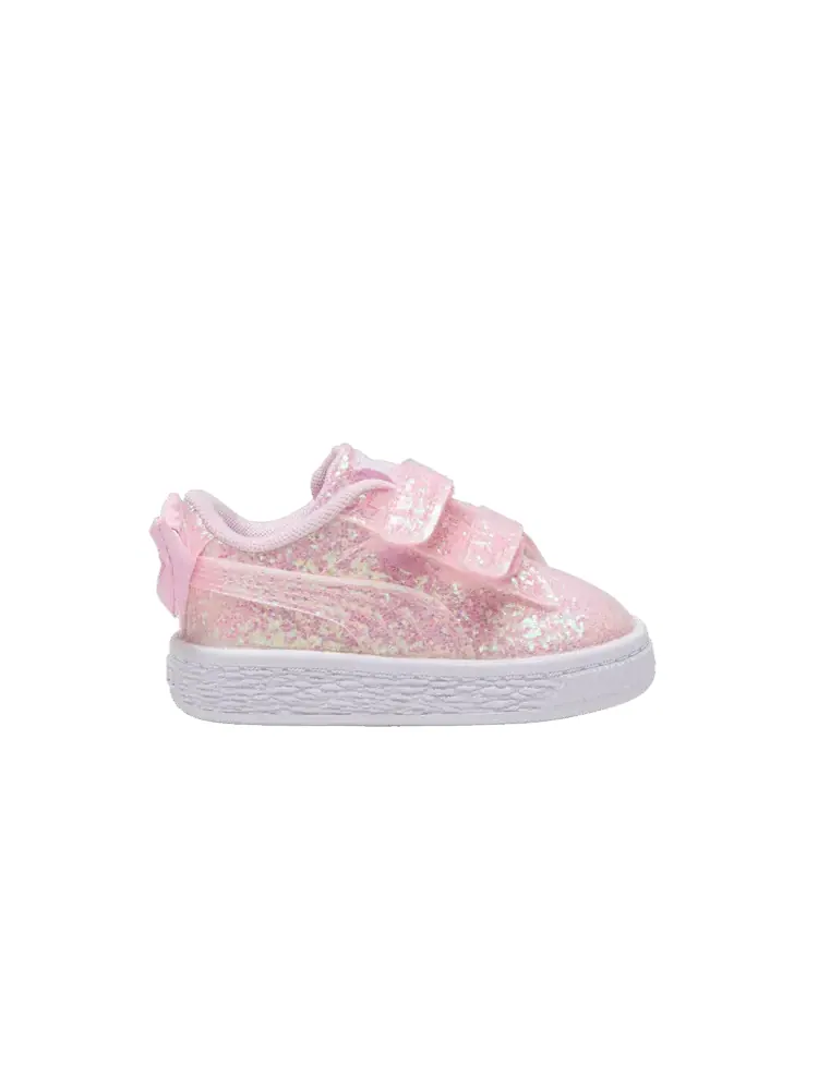 Кроссовки Puma Basket Toddler, Bow Metallic — изображение 1 из 1, розовый