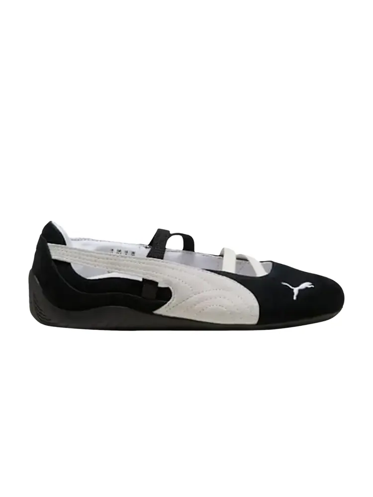 Кроссовки Puma Speedcat Ballet Suede GS 'Black White Warm White' — изображение 1 из 1, черный