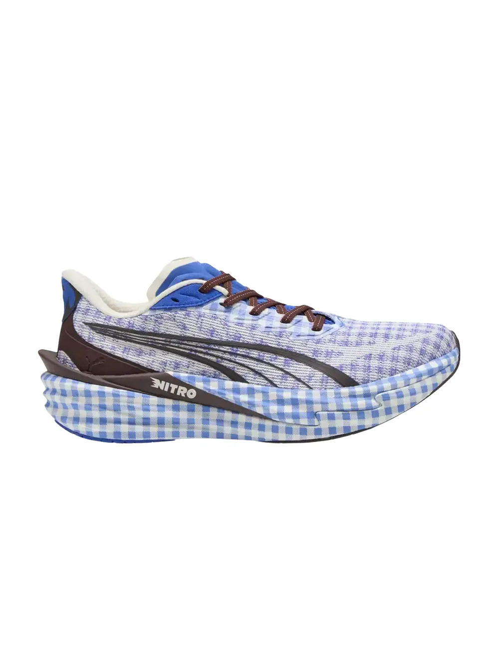 Кроссовки Puma Deviate Nitro 4 Check — изображение 1 из 1, белый