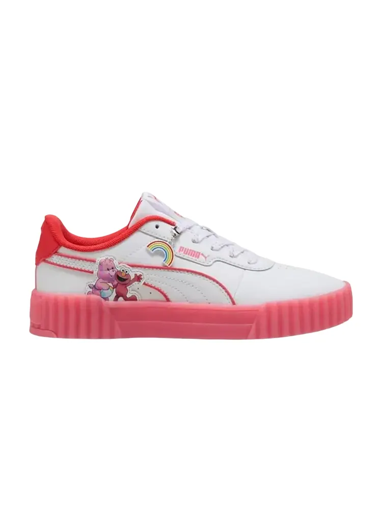 Кроссовки Care Bears x Sesame Street x Puma Wmns Carina 3.0 — изображение 1 из 1, белый красный