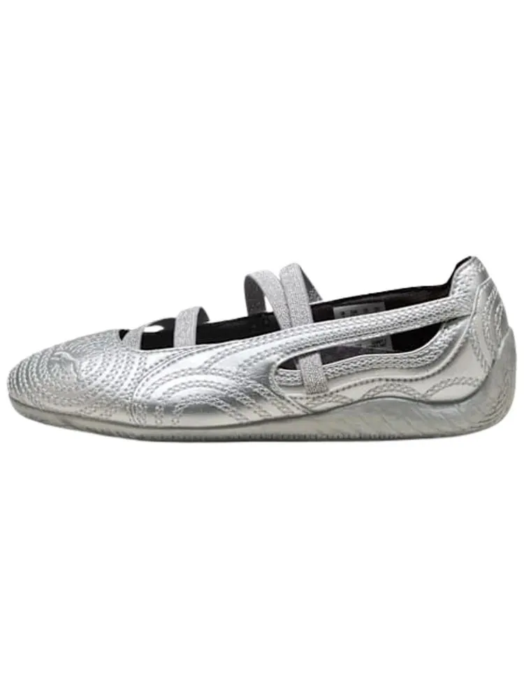 Детские балетные тапочки Wicked x Puma Speedcat Silver Slippers — изображение 1 из 1, серебряный