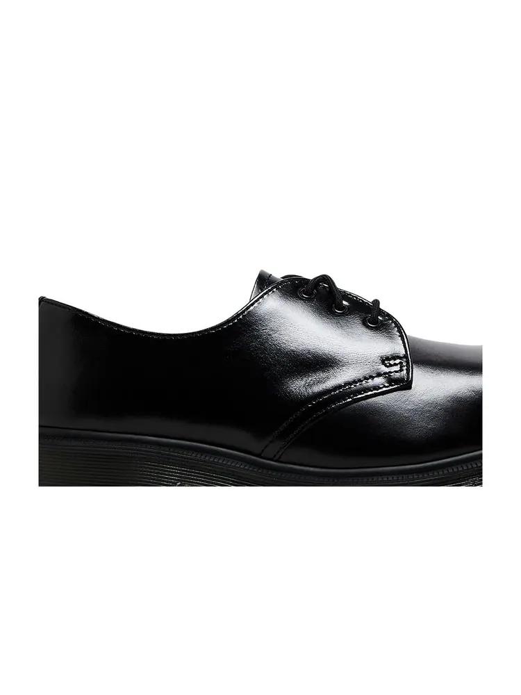 Кроссовки Dr. Martens 1461 Leather Steel Toe, кожаные — изображение 2 из 8, черный
