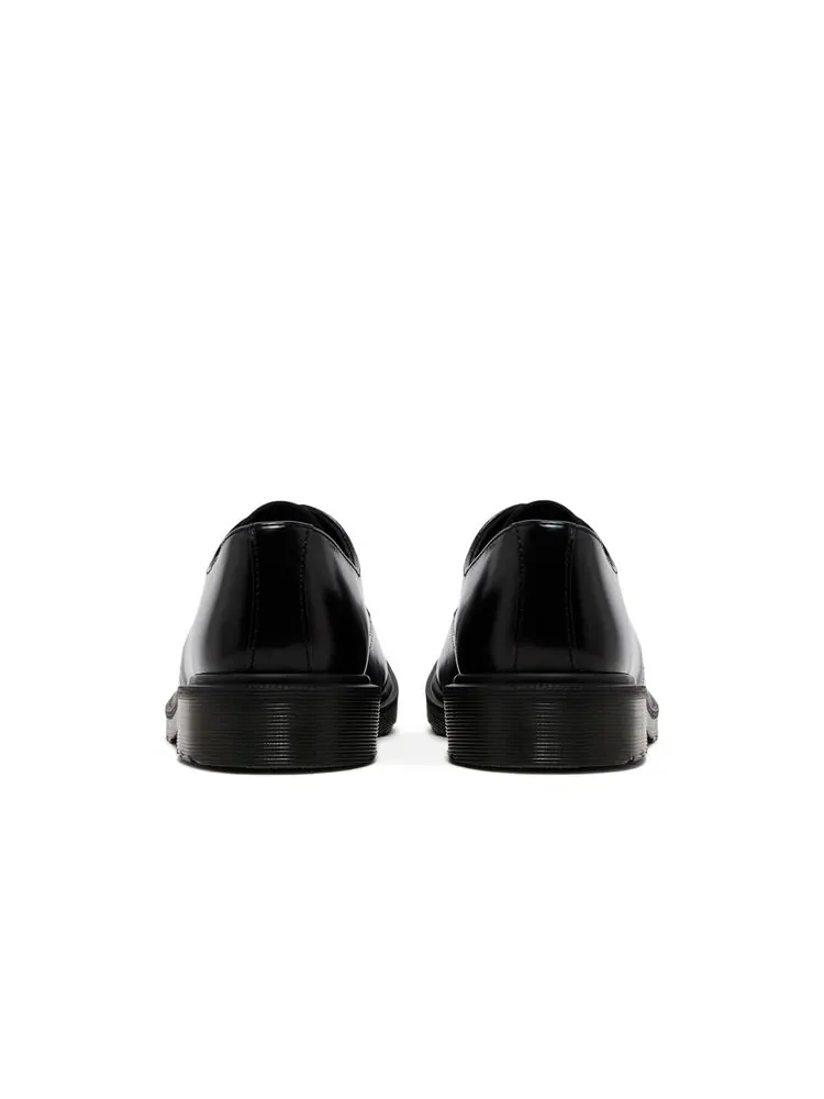 Кроссовки Dr. Martens 1461 Leather Steel Toe, кожаные — изображение 6 из 8, черный