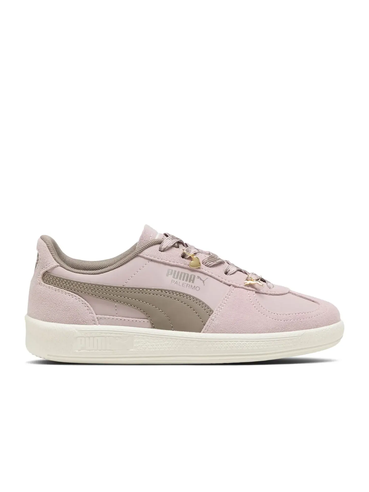 Кроссовки Puma Palermo Charmies Big Kid — изображение 1 из 1, розовый/серый