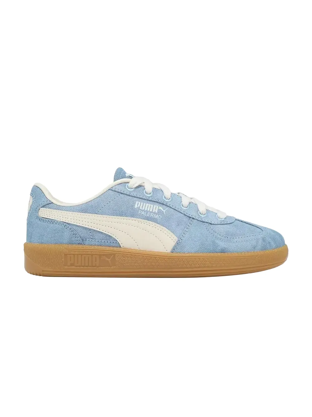 Кроссовки Puma Palermo Denim — изображение 1 из 1, синий/слоновая кость
