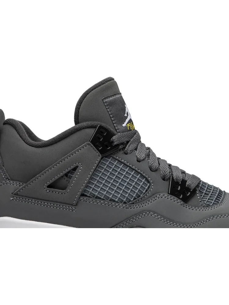 Кроссовки Air Jordan 4 Retro GS Cool Grey 2019 — изображение 2 из 8, серый