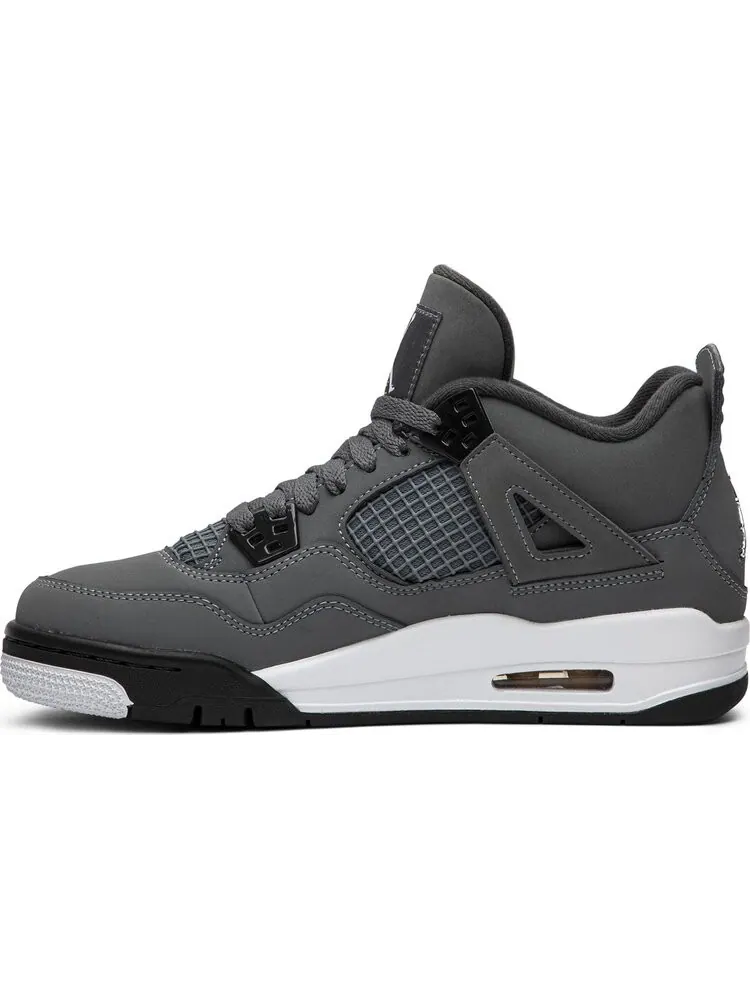 Кроссовки Air Jordan 4 Retro GS Cool Grey 2019 — изображение 3 из 8, серый