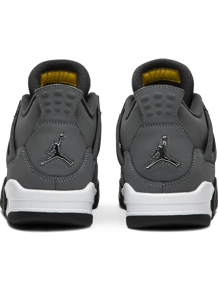 Кроссовки Air Jordan 4 Retro GS Cool Grey 2019 — изображение 6 из 8, серый
