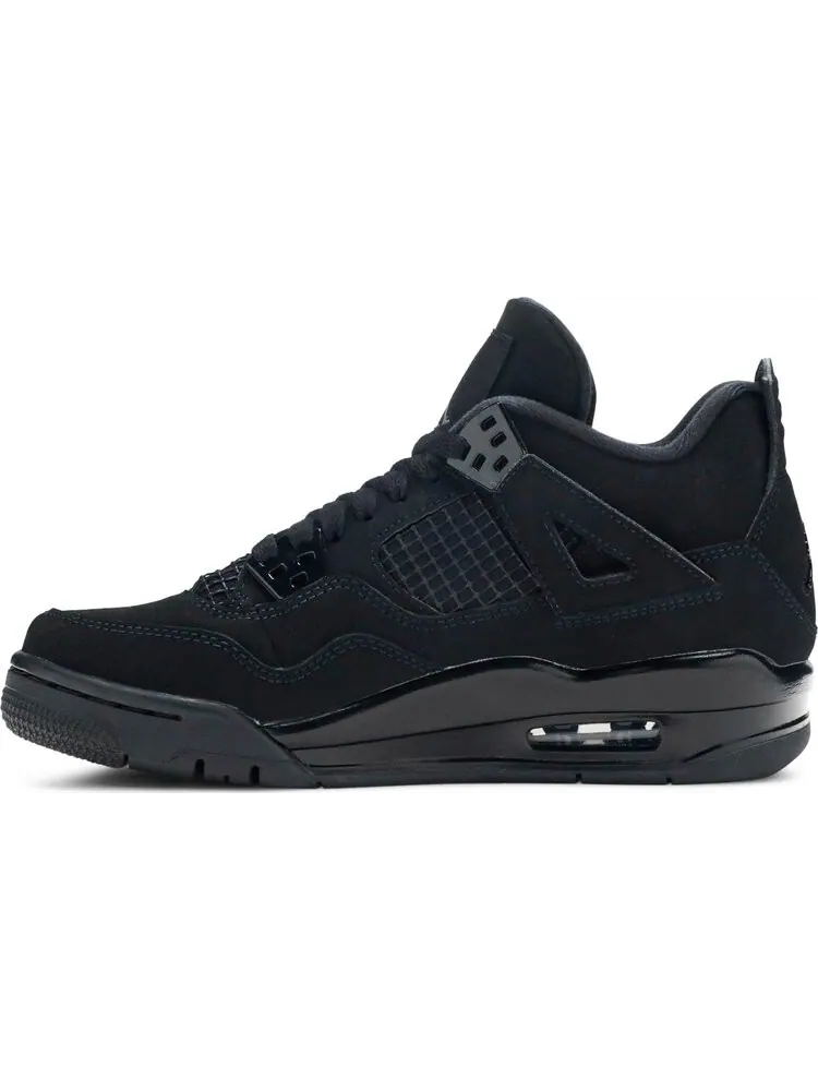 Кроссовки Air Jordan 4 Retro GS Black Cat 2020 — изображение 3 из 8, черный