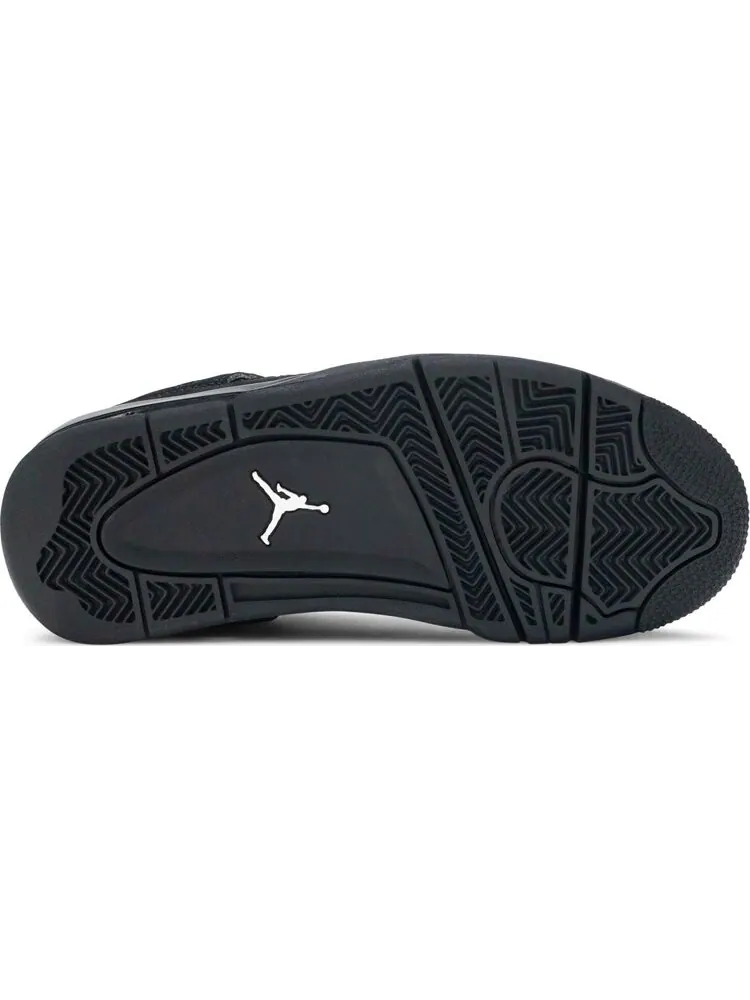 Кроссовки Air Jordan 4 Retro GS Black Cat 2020 — изображение 4 из 8, черный