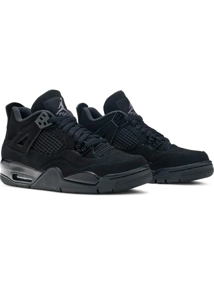 Кроссовки Air Jordan 4 Retro GS Black Cat 2020 — изображение 8 из 8, черный