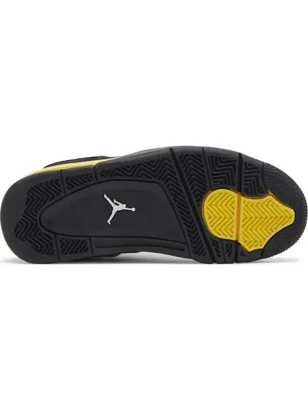 Кроссовки Air Jordan 4 Retro GS 'Thunder' 2023 — изображение 4 из 8, черный