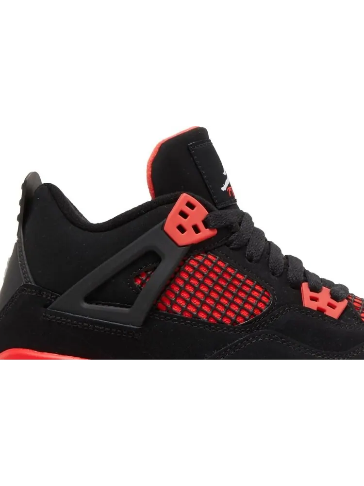 Кроссовки Air Jordan 4 Retro GS Red Thunder — изображение 2 из 8, красный