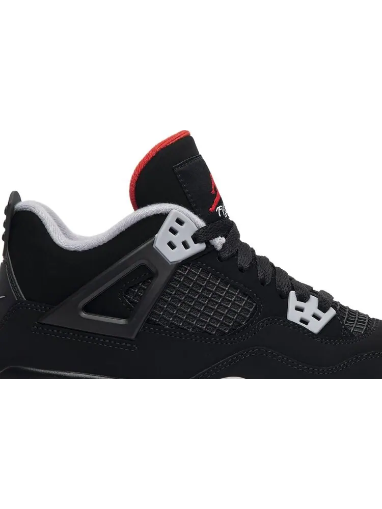 Кроссовки Air Jordan 4 Retro OG GS Bred 2019 — изображение 2 из 8, черный