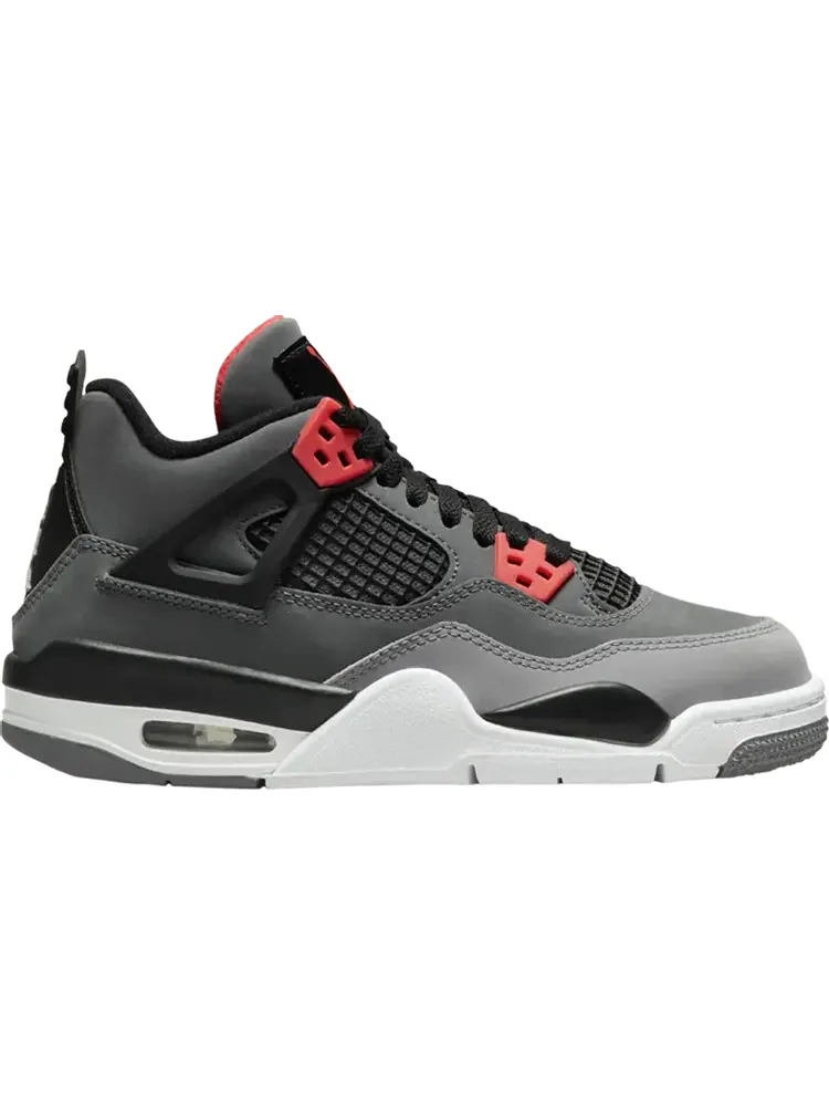 Кроссовки Air Jordan 4 Retro GS Infrared — изображение 1 из 1, серый