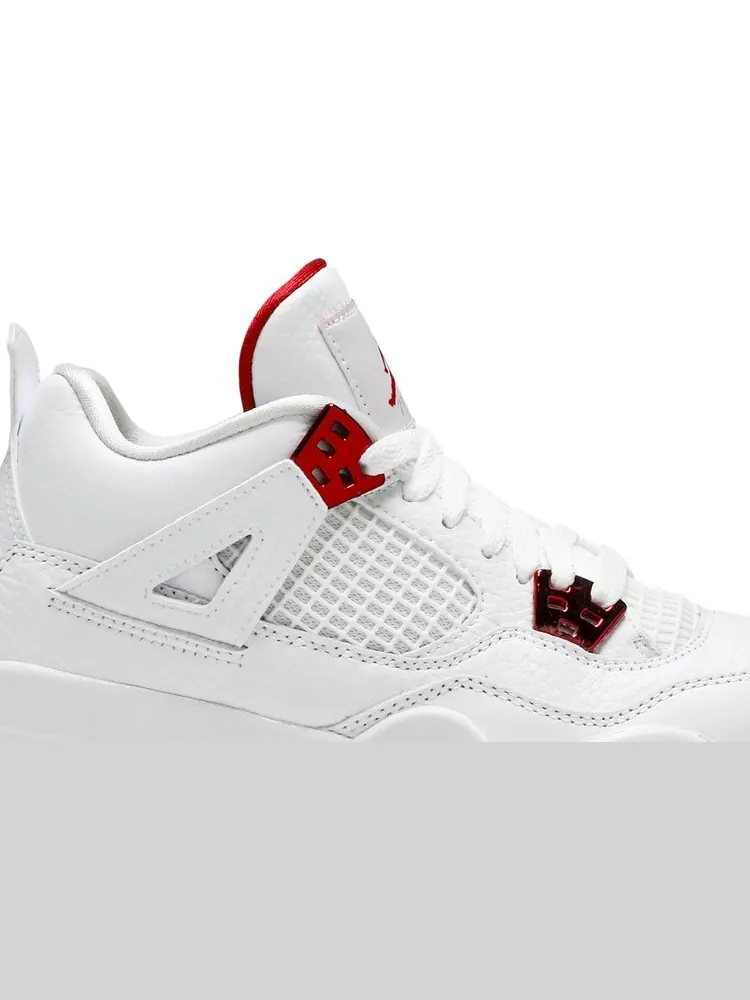 Кроссовки Air Jordan 4 Retro GS Red Metallic — изображение 2 из 8, красный