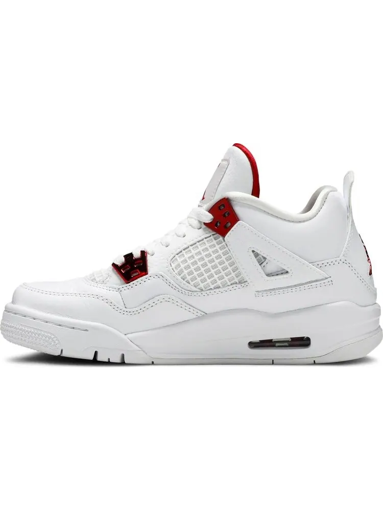 Кроссовки Air Jordan 4 Retro GS Red Metallic — изображение 3 из 8, красный