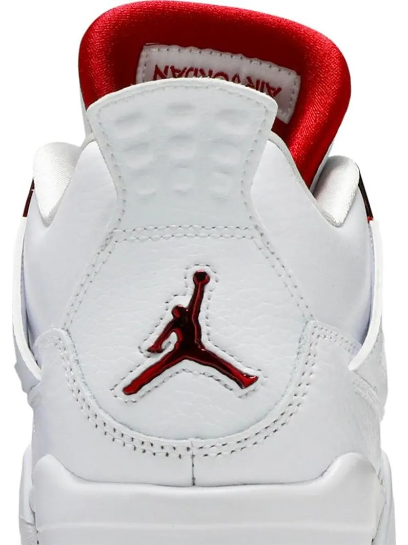 Кроссовки Air Jordan 4 Retro GS Red Metallic — изображение 7 из 8, красный
