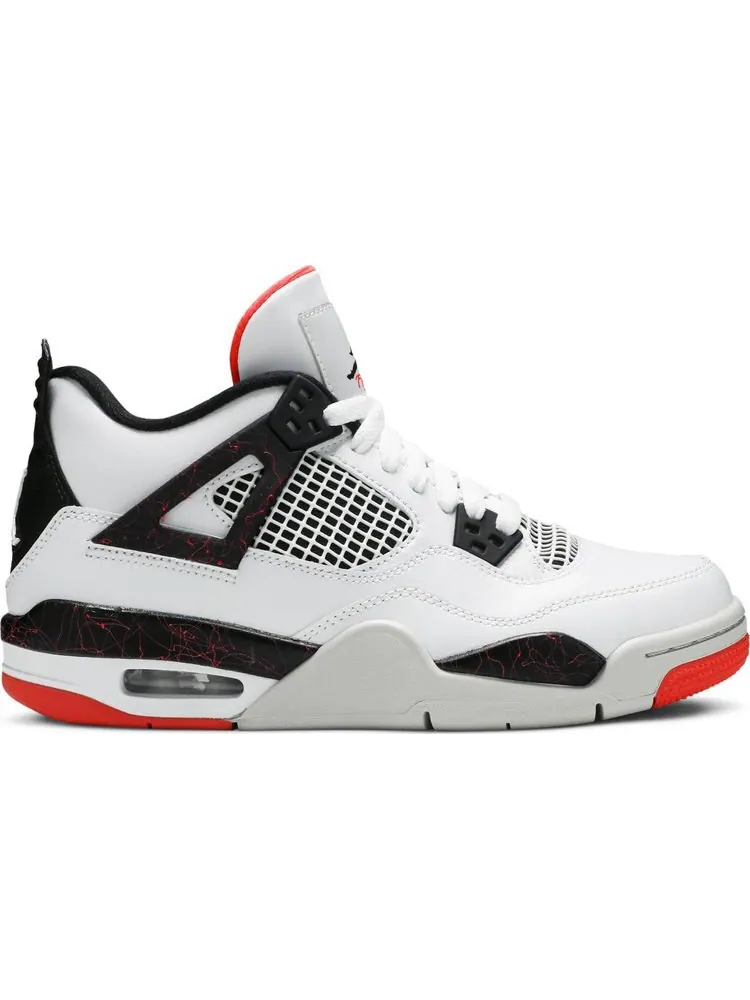 Кроссовки Air Jordan 4 Retro GS Pale Citron — изображение 1 из 7, белый