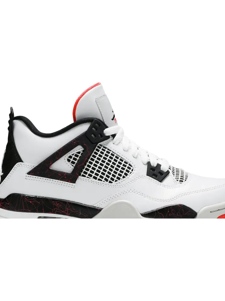 Кроссовки Air Jordan 4 Retro GS Pale Citron — изображение 2 из 7, белый