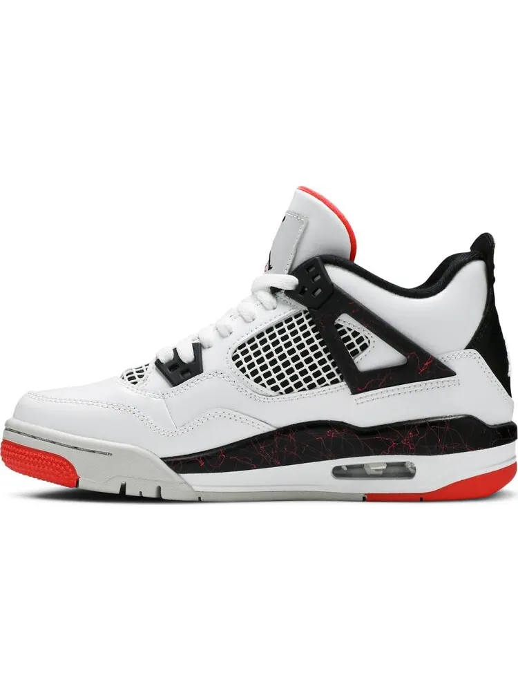 Кроссовки Air Jordan 4 Retro GS Pale Citron — изображение 3 из 7, белый