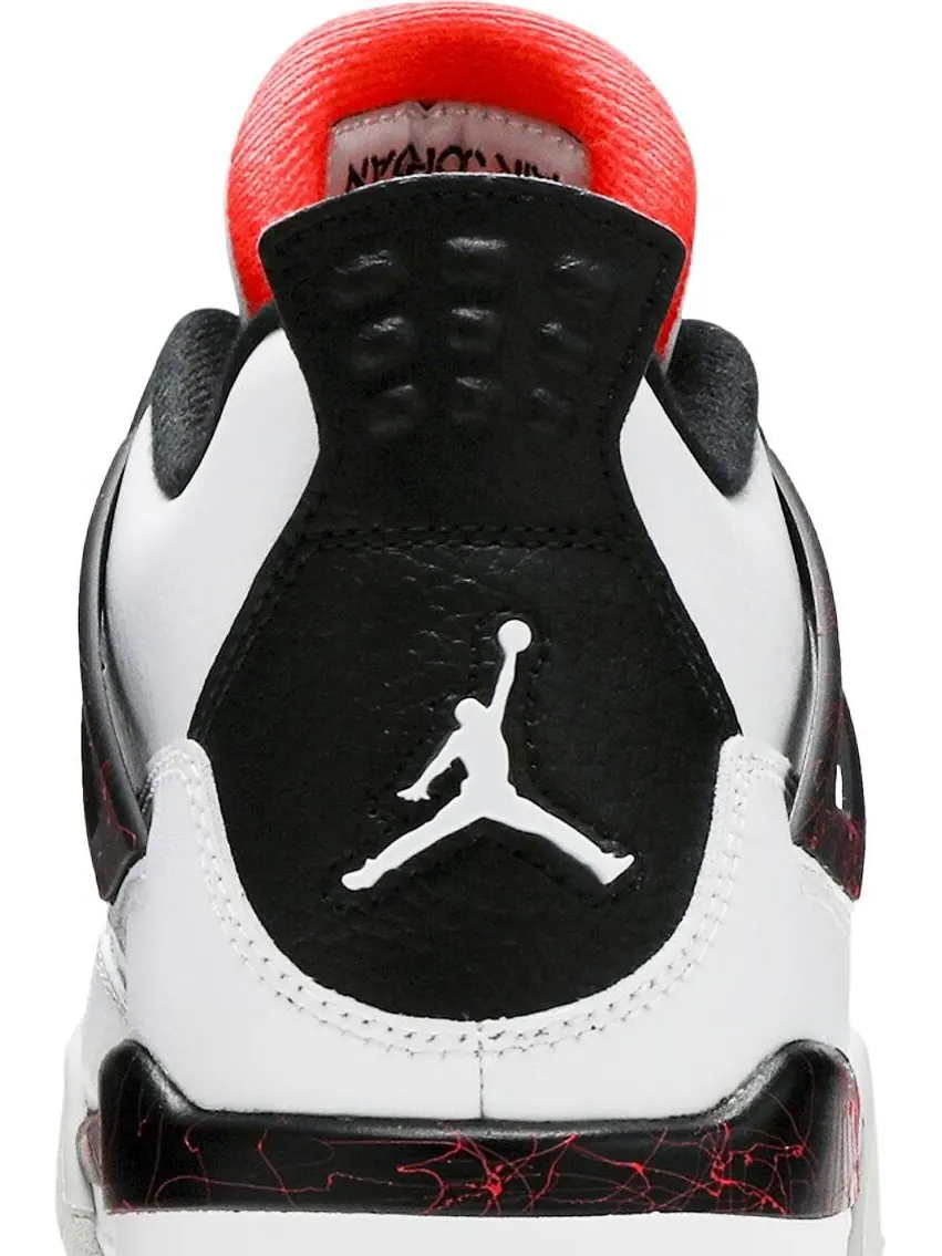 Кроссовки Air Jordan 4 Retro GS Pale Citron — изображение 6 из 7, белый