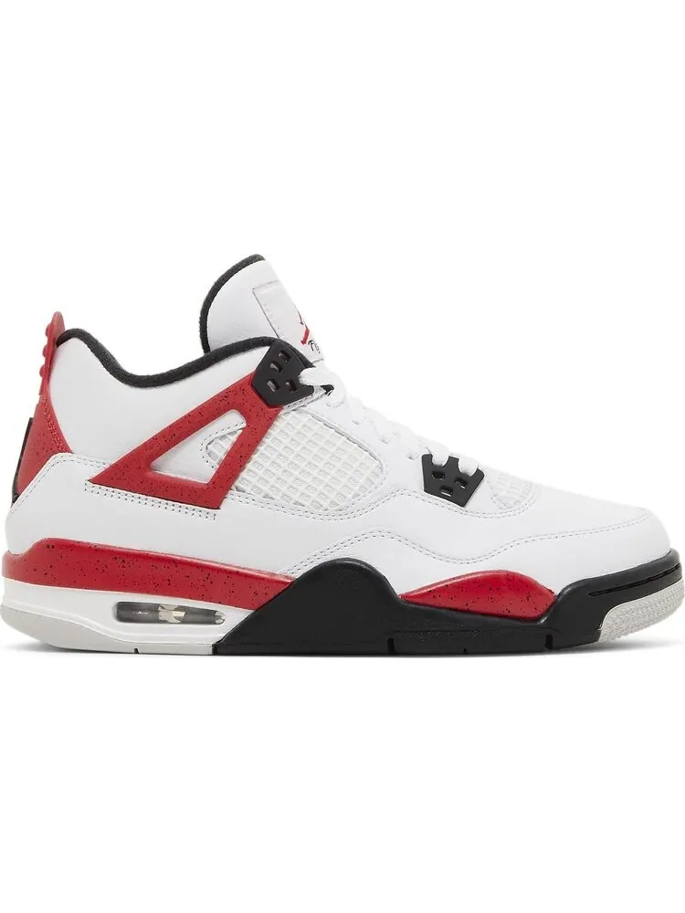 Кроссовки Air Jordan 4 Retro GS 'Red Cement' — изображение 1 из 4, белый