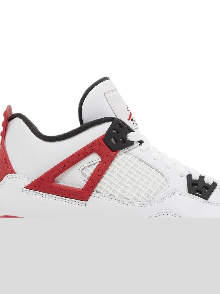 Кроссовки Air Jordan 4 Retro GS 'Red Cement' — изображение 2 из 4, белый