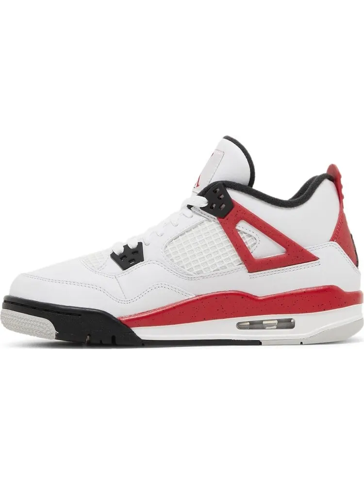 Кроссовки Air Jordan 4 Retro GS 'Red Cement' — изображение 3 из 4, белый