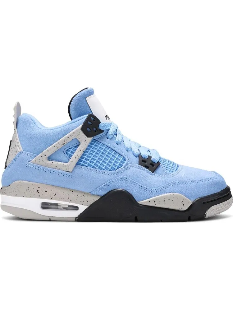 Кроссовки Air Jordan 4 Retro GS University Blue — изображение 1 из 8, синий
