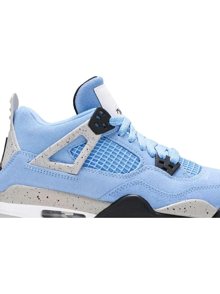 Кроссовки Air Jordan 4 Retro GS University Blue — изображение 2 из 8, синий