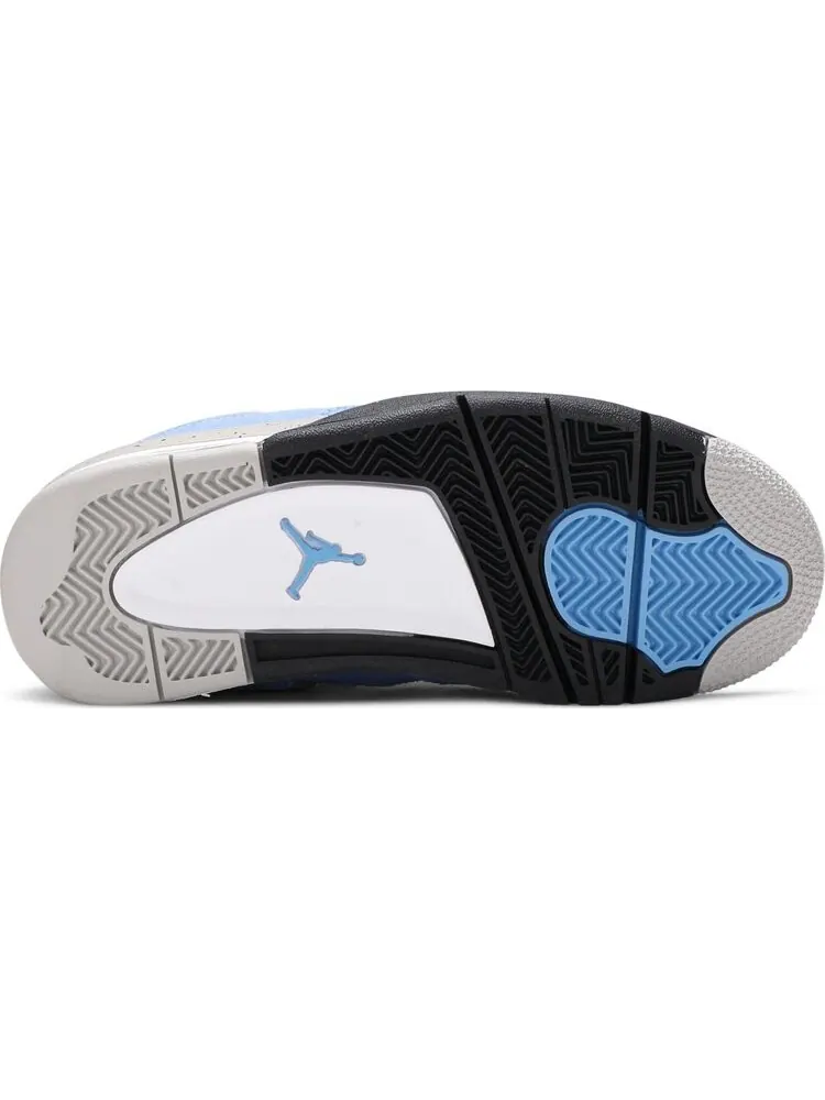 Кроссовки Air Jordan 4 Retro GS University Blue — изображение 4 из 8, синий