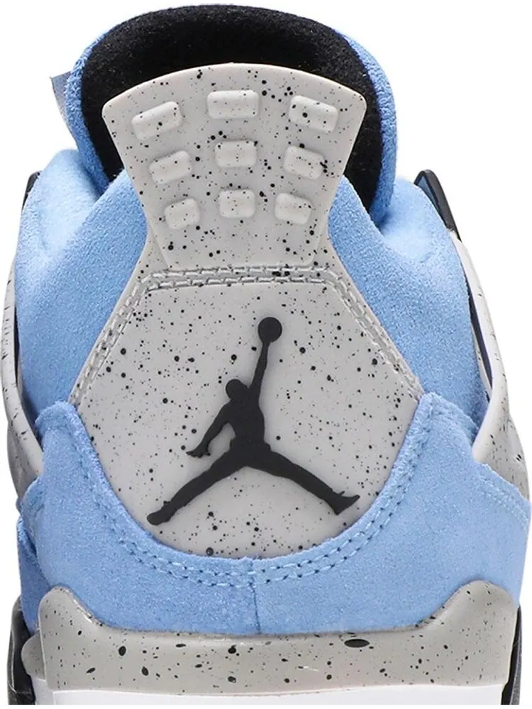 Кроссовки Air Jordan 4 Retro GS University Blue — изображение 7 из 8, синий