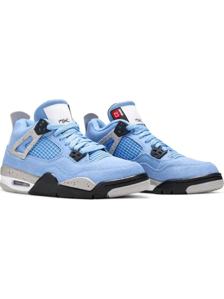 Кроссовки Air Jordan 4 Retro GS University Blue — изображение 8 из 8, синий