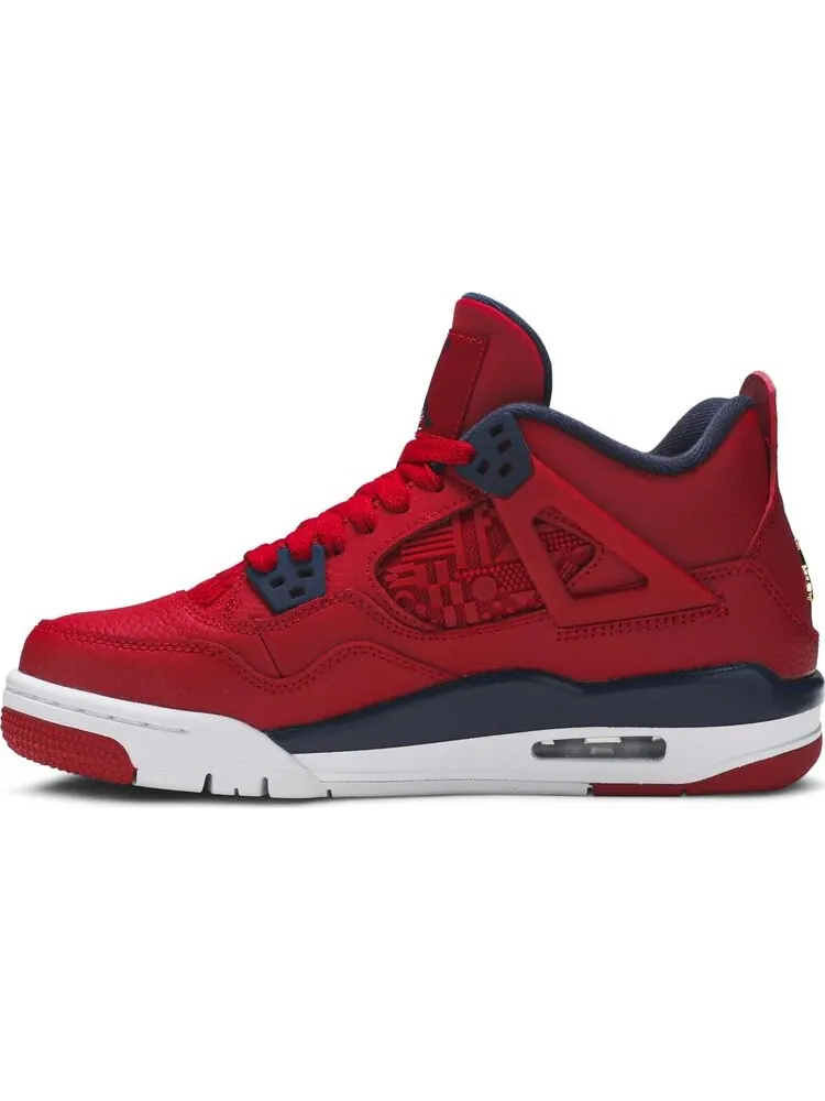 Кроссовки Air Jordan 4 Retro GS FIBA — изображение 3 из 8, красный