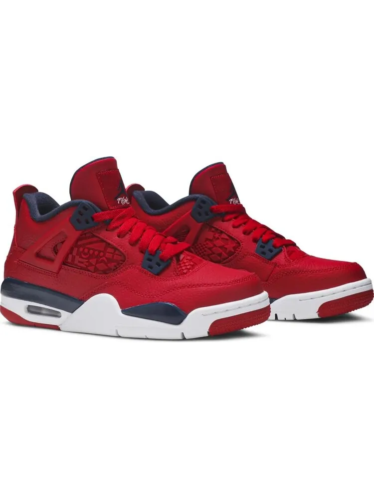 Кроссовки Air Jordan 4 Retro GS FIBA — изображение 8 из 8, красный
