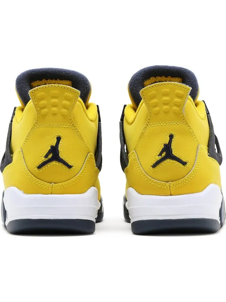 Кроссовки Air Jordan 4 Retro GS Lightning 2021 — изображение 6 из 8, желтый